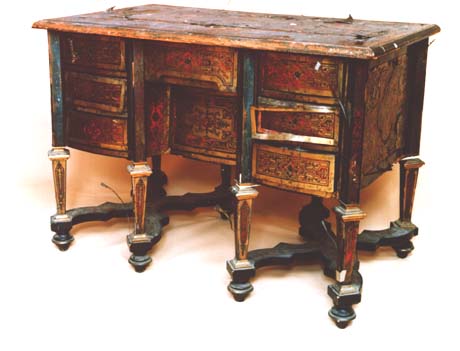 Louis X1V Boulle (buhl) marquetry bureau Mazarin