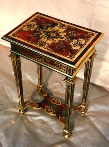 Louis X1V Boulle, (buhl) writing table, restored
